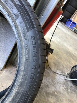 Predám pneu 1ks Continental ContiSportContact5 235/45/r18 - 2