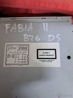 Radio škoda Fabia 2 - 2