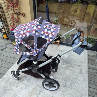 Kočík Bugaboo Fox, farba Blue Melange - 2