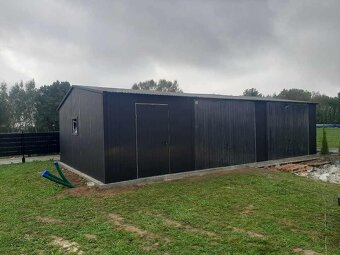 Plechová garáž 10x5m - 2