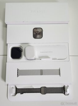 Apple Watch 10, 46 mm Natural Titanium Milanese Loop - 2