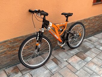 Celoodpružený Detský Horský Bicykel CROSS WIND 24” - 2