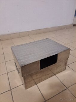 Nerezový box na inštrumenty. - 2