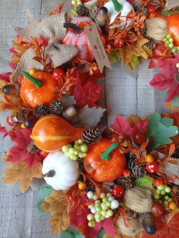 Handmade jesenný veniec - 2