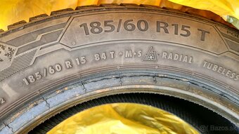 Predam Barum Polaris 5, zimné,185/60 R15 84T,rok výroby 2021 - 2