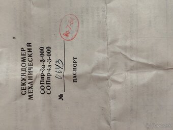 Predám staré stopky USSR - 2