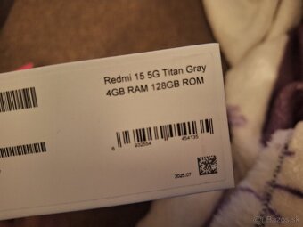 Predám Xiaomi REDMI 15 5G - 2