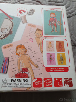 Magnetická skladačka - ľudské telo - 2