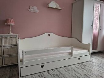 Predám detskú posteľ 88x184 + postieľka pre bábiku - 2