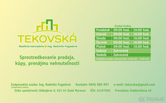 Realitný maklér - práca na živnosť - 2