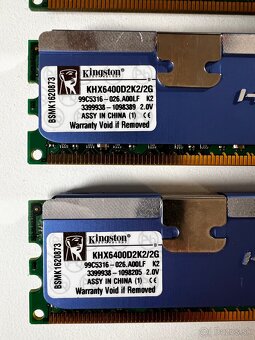 DDR2 HyperX / Kingston RAM (4x1Gb) - 2