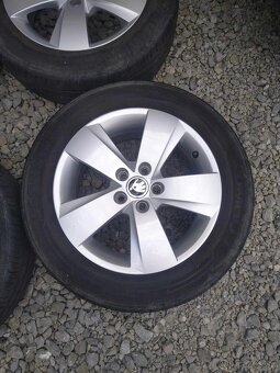 15" FABIA 3,VW,SEAT + letné pneu. - 2