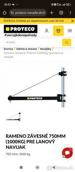 Navijak lanový elektrický 250/125 kg s kladkou 250 kd do 6m - 2