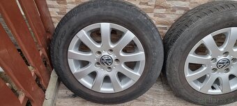 Predám originálne hliníkové disky VW r15 5x112 et50 6,5J - 2