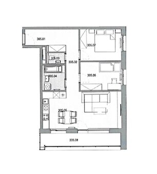 3-izbový byt s parkovaním a pivnicou – Popradská, Košice - 2