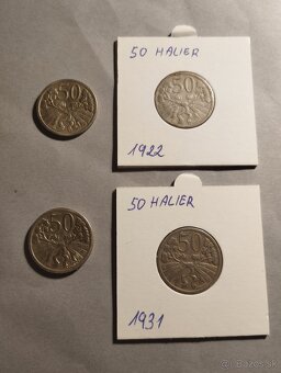 Mince 50 halier - 2