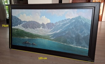 Tatry – olejomaľba na plátne - 2