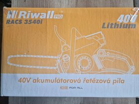 Riwall PRO RACS 3540i (bez batérie a nabíjačky) NEPOUŽITÁ - 2