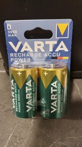 6 x AKUMULÁTORY VARTA R20 D HR20 3000mAh BATERIE - 2