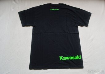 Predám kvalitné tričko cierne Kawasaki - 2