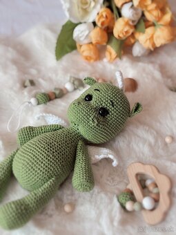 Predám háčkovaného dráčika (amigurumi) - 2