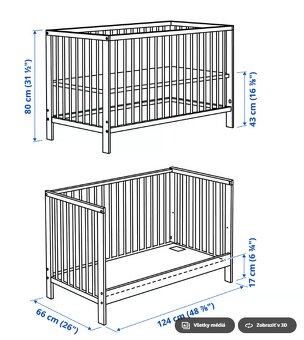 Detska Postielka IKEA Guliver - 2