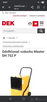 Predám stavebný odvlhcovac - 2