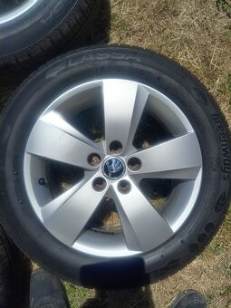 5x100 R15 original Fabia III, rocne pneu - 2