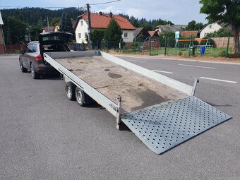 Prívesný dvojnapravový sklopný vozík Humbaur 3500 kg - 2