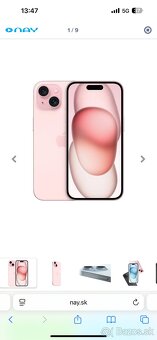 📱 Na predaj: iPhone 15 Rose Gold – 128 GB - 2