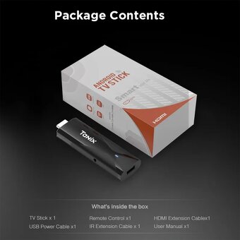 android TV BOX (stick) tanix TX8 - nový - 2