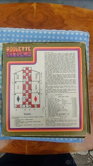 Predám starú ruletu viď foto cena 25 eur. - 2