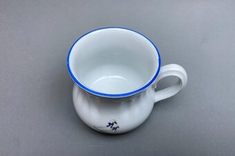 Hrnček s motívom husi s modrou linkou - 2