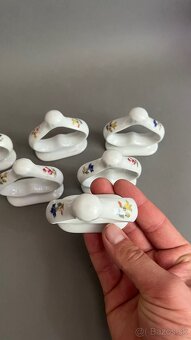 Prstienky na vreckovky, porcelánové prstienky - 2