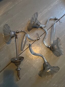 Luster rozobratý štyri ramena - 2