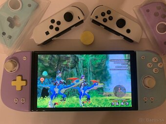 Nintendo Switch OLED + ring fit adventure + joy-con - 2