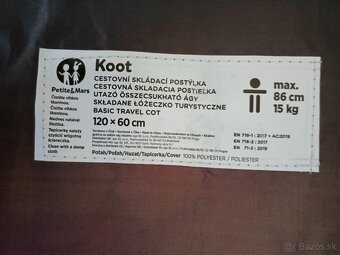 Detská cestovná postieľka - 2