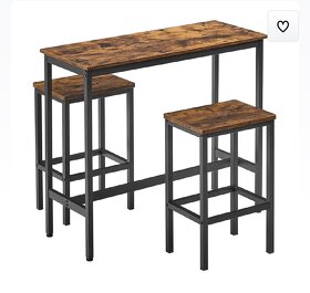 Barový stôl so stoličkami - 2