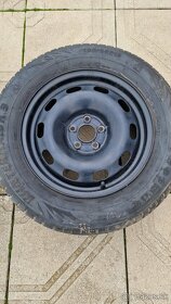 Plechové disky 5x100 R15 ET38 na pneu.195/65 R15 - 2