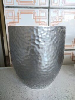 Strieborný kvetináč nádoba ako nový keramika porcelán - 2