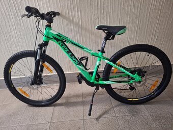 Predám detský bicykel 24kola Kellys zeleny - 2