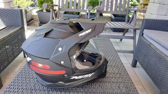 Enduro prilba NOX N312 čierna matná - 2