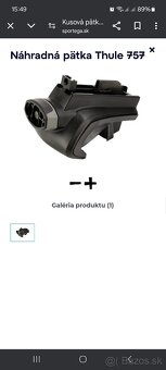 Strešný nosič THULE WINGBAR 130cm na hagusy - 2
