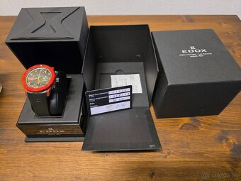 Edox co-1 carbon red automatic - 2