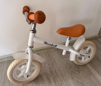 Detské odrážadlo bicykel Milly Mally Marshall White - 2