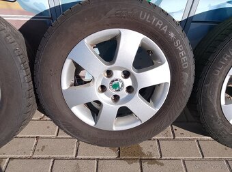 Predám Hliníkové Disky Org ŠKODA 5x112 R16 ET 47 - 2
