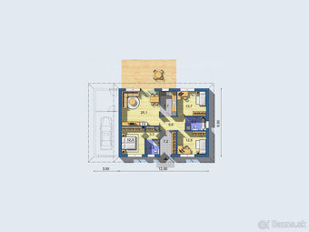 =NOVOSTAVBA= PRIAMO ŠAMORÍN - 4i BUNGALOV NEĎALEKO CENTRA - 2