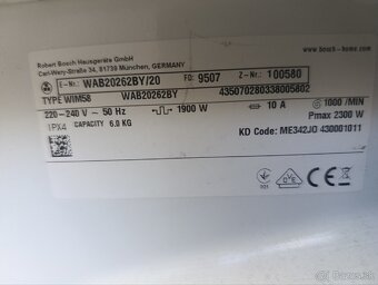 Práčka Bosch serie 2 Vario perfect - 2