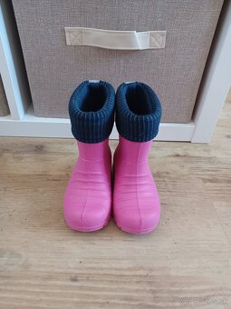 Detské / dievčenské ZATEPLENÉ gumáky Demar 20 / 21 - 2