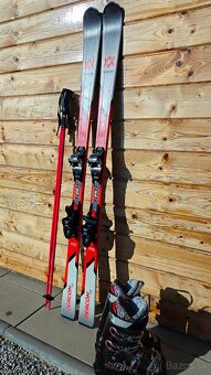 LYŽE VOLKL DEACON 7.2 172CM + NORDICA HOT ROD 28CM - 2